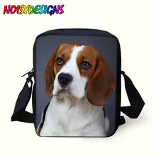 Детские школьные сумки собака породы Бигль печать сумка для мальчика собака шаблон маленькая сумка-мессенджер для детей книга рюкзак сумка okul cantalari
