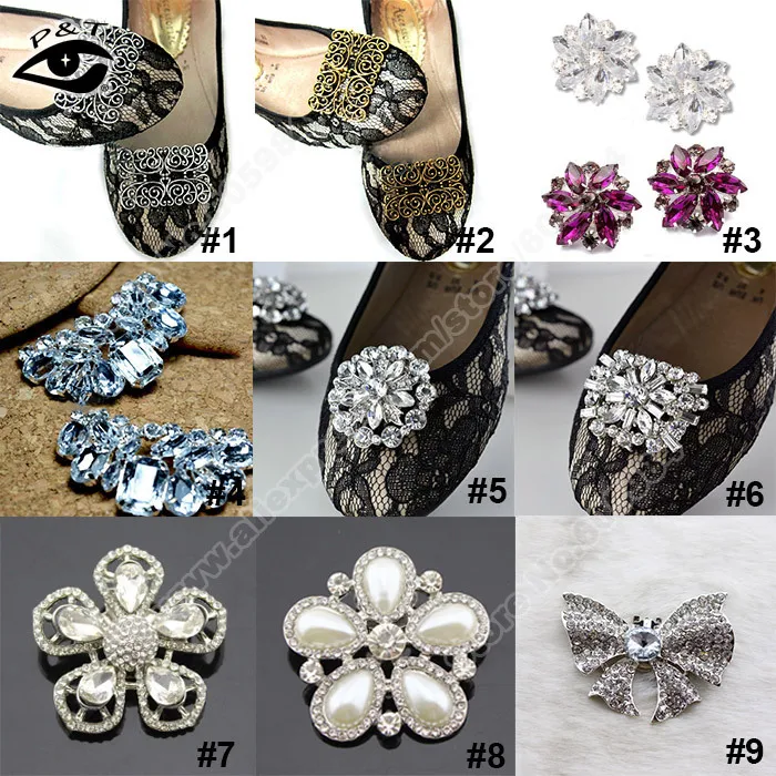 Buy Free Shipping 20 pcs/lot Mixed Design Clip On Shoe