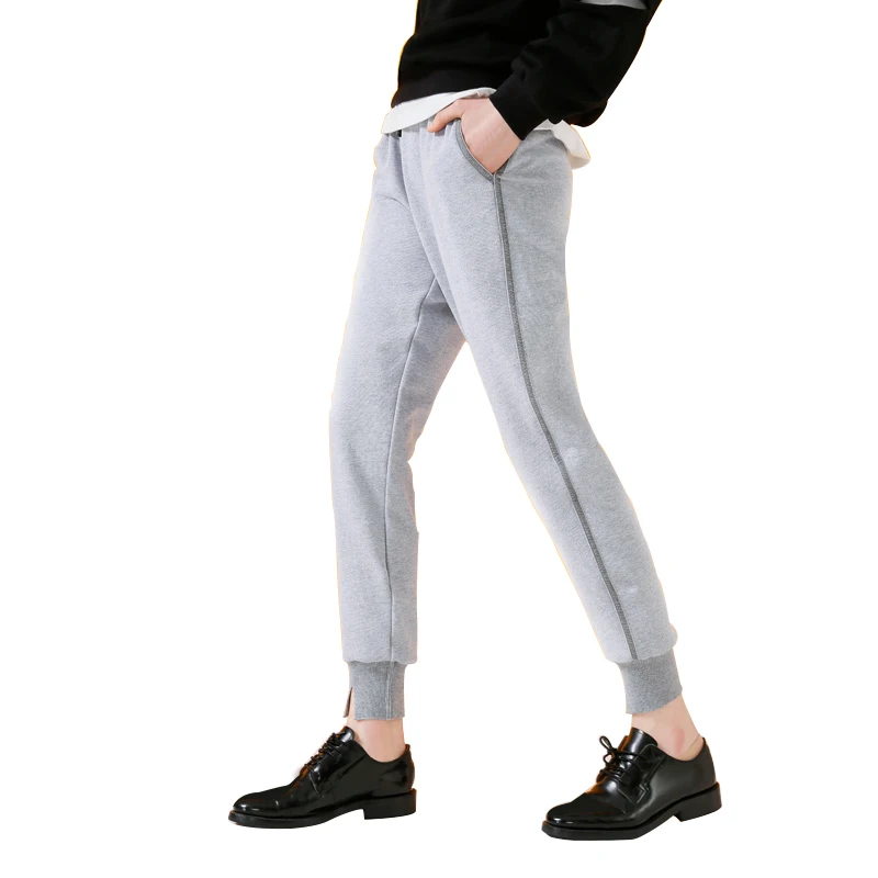 Toyouth штаны осень г. Женские повседневные хлопковые брюки с эластичным поясом Модные свободные Разделение штаны-шаровары