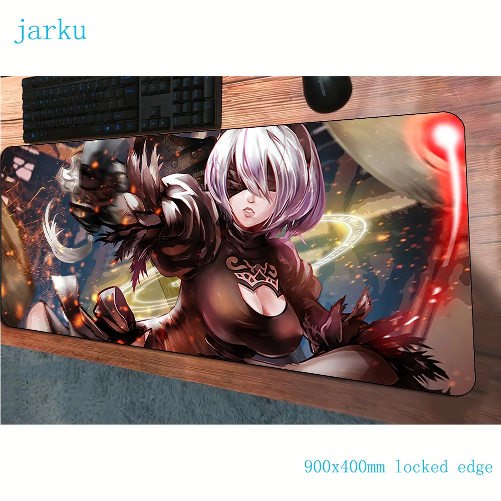 Коврик для мыши nier 900x400 мм коврики лучший игровой коврик геймер аниме Большие