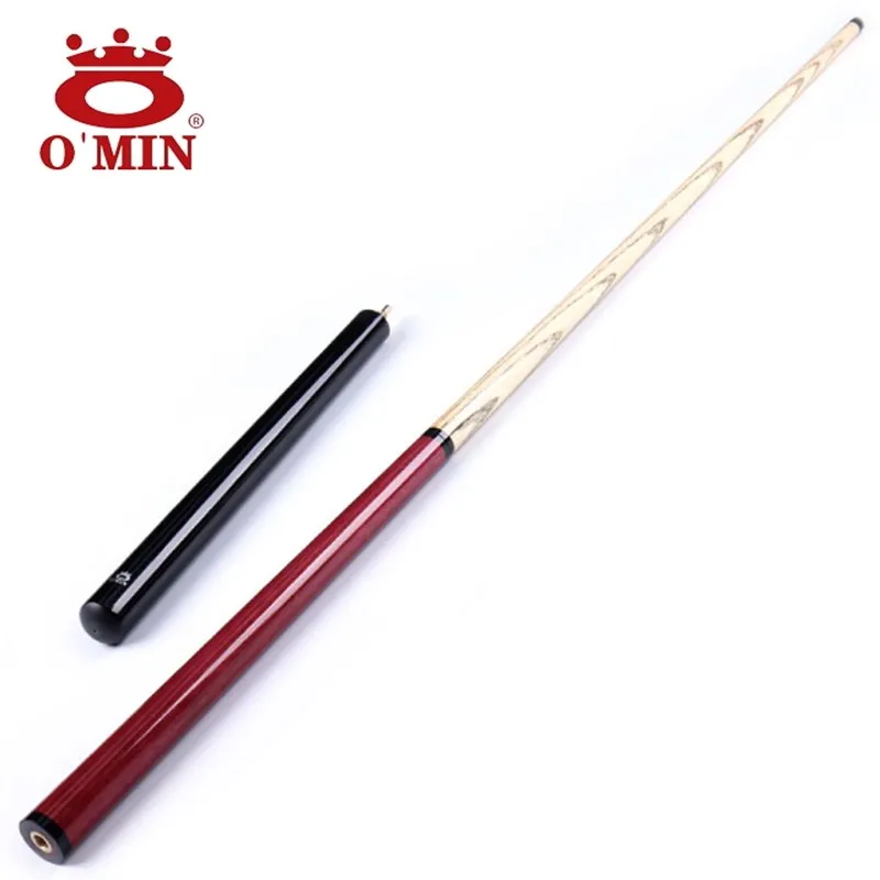 

O'MIN New Arrival Brand Break Cues Punch Jump Cue 13.8mm Tip Red Color Made In China 2018 free shipping