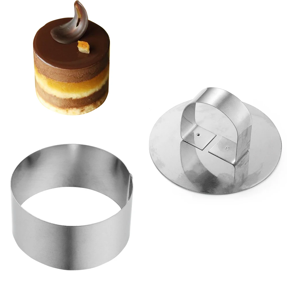 DIY Fondant Mousse Cake Mold Stainless Steel Cake Decorating Tools