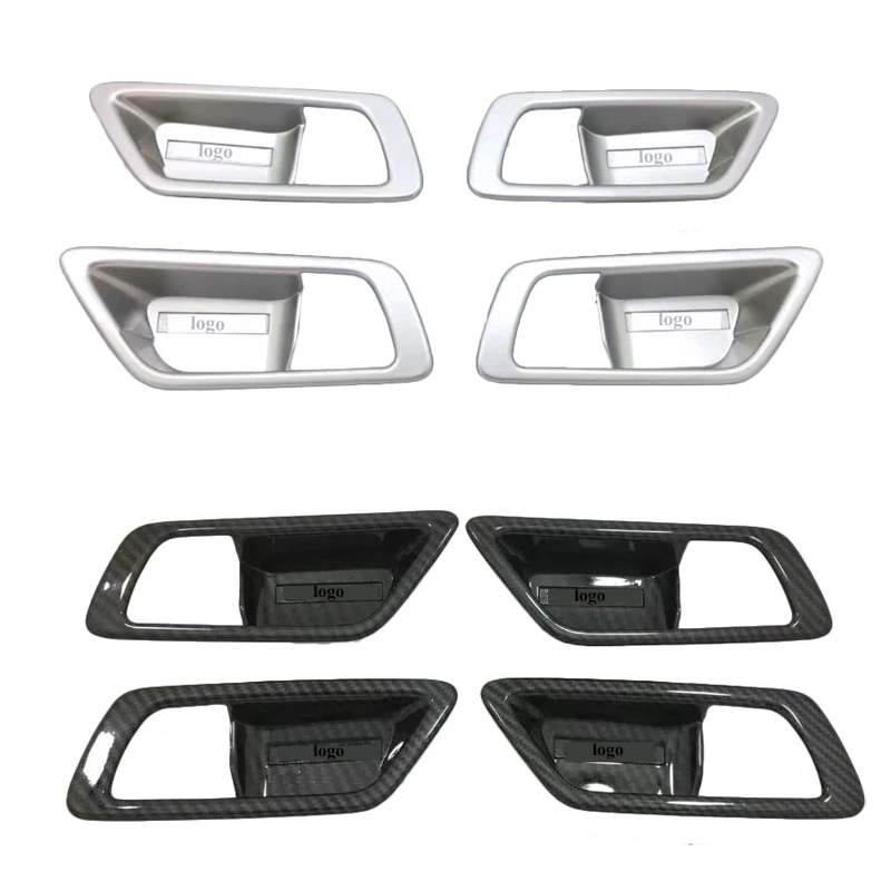 

ABS Matte Carbon Fiber Interior Door Handle Cover Trim Door Bowl Stickers Decoration Auto Accessories For Toyota CHR C-HR 2016