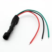 10 шт. мини аудио Микрофон для видеонаблюдения звуковой микрофонный кабель адаптер для системы видеонаблюдения и Безопасности CAM DVR