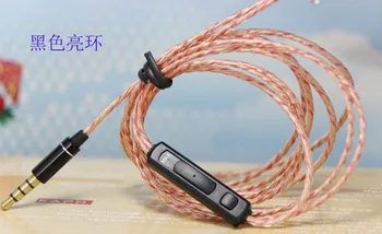 

40 core earphone cable with mic diy headphone wire Fully compatible mic