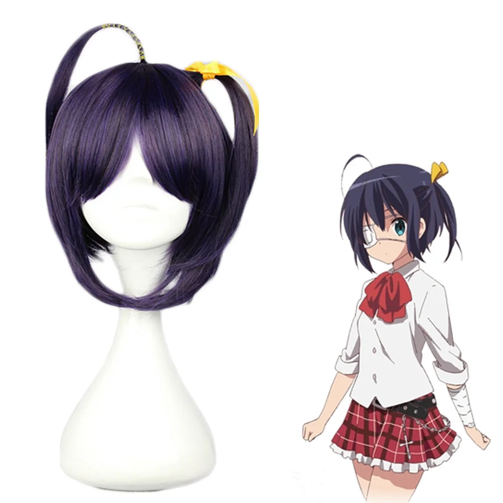 Chuunibyou Demo Koi Ga Shitai Косплей головные уборы Лолита Вечеринка волосы таканаши Рикка