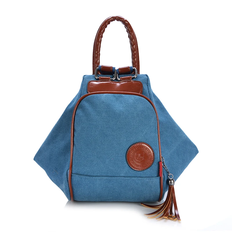 

Girls Casual Preppy Style Canvas Hobos Handbags Rucksack For Teenage Schoolgirl Shoulder Bags School Bag Daily Bag Messenger Bag