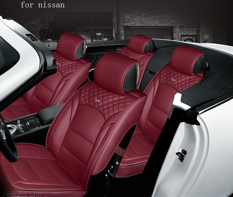waterproof pu leather car seat cover for nissan qashqai j11 x-trail t32 nissan juke tiida front rear full universal car цена waterproof pu leather car seat cover for nissan qashqai j11 x-trail t32 nissan juke tiida front rear full universal car цены онлайн