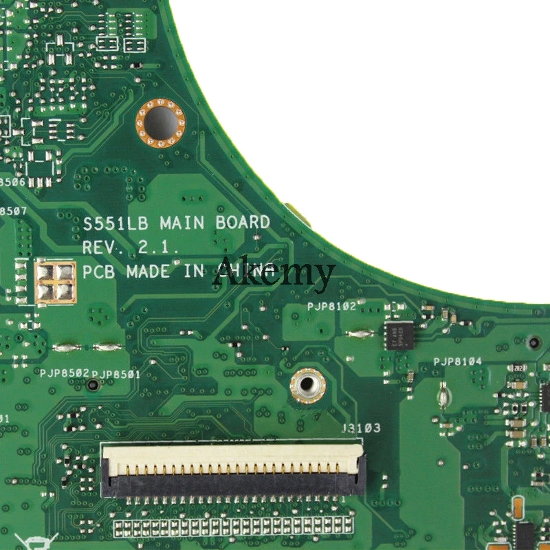 AK S551LA материнская плата для ноутбука For Asus S551LB S551LN S551L R553L S551 тест оригинальная 4G RAM