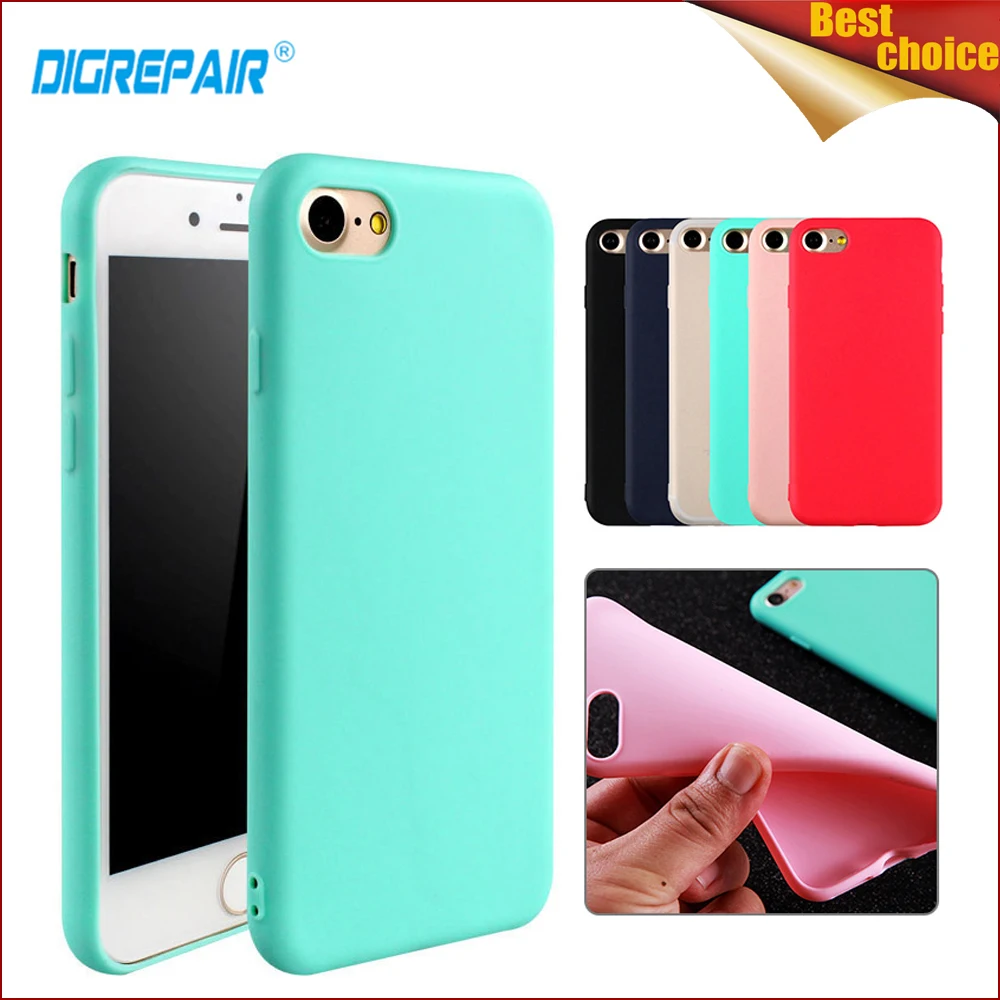 

TPU Silicone Frosted Matte Case for IPhone 7 8 Case for IPhone 7 Plus 8 Plus X Case Multi Color Cover Fashion Stylish Case Film