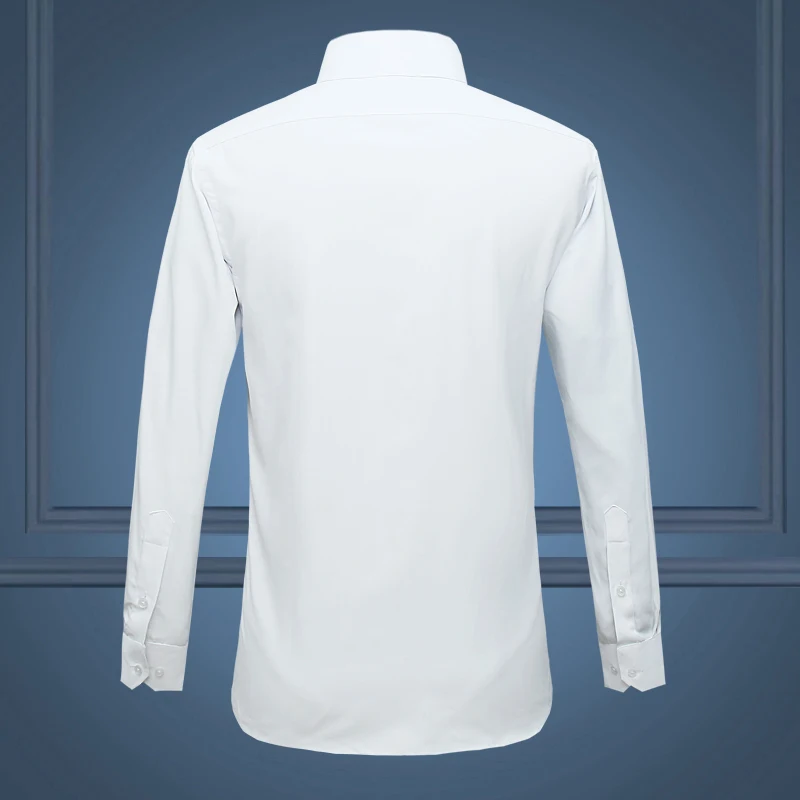 Белая, Черная Мужская рубашка, смокинг для жениха, лучшие мужские Женихи, мужские рубашки для свадьбы, официальные Мужские рубашки для особых случаев, M-XXXXL 4XL