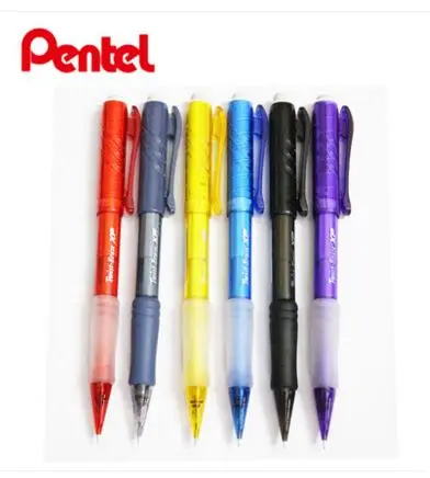 Pentel QE415 0,5 мм студенческий механический карандаш удлиненный вращающийся резиновый карандаш Япония