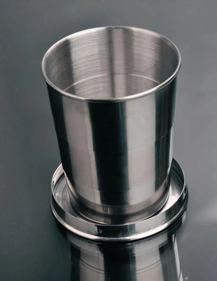 Wholesale100pcslot240ml4sectionsstainlesssteelCamping