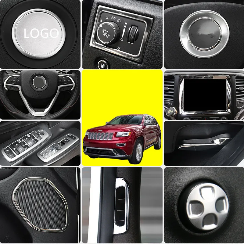 Steering Wheel Trunk Door Handle Air Outlet Seat Button Decorated Frame