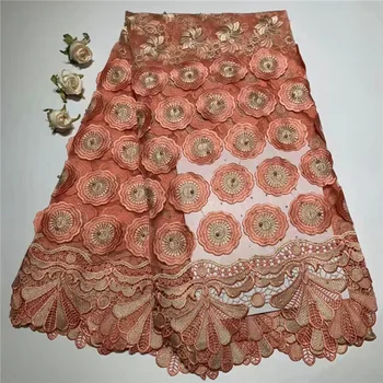 

2019 New Design High Quality Swiss Voile Laces Switzerland Cotton African Dry Cotton Lace Fabric 2019 Nigerian Man Voile Lace(4