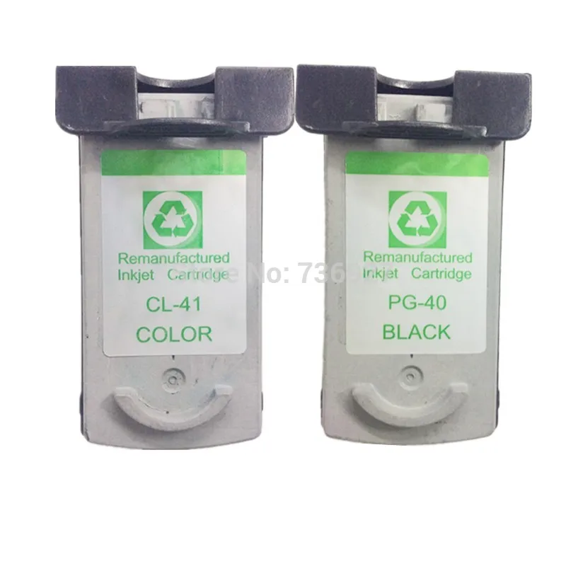 

2 Sets Compatible Cartridge For Canon PG40 CL41 PG-40 CL-41 For PIXMA iP1200 iP1600 Ip2200 Ip1800 MP460 inkjet printer