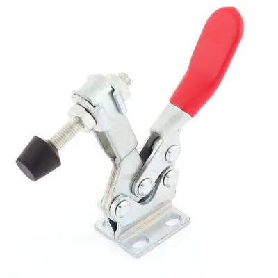 

227Kg 500 Lbs Antislip Red Plastic Covered Handle Horizontal Toggle Clamp 225D