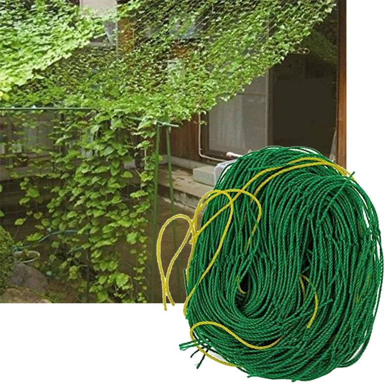 

Garden Plant Trellis Netting Heavy Duty Net Support for Cucumber Vine Veggie Trellis Net Climbing Vining Plants Net Frame Suppor