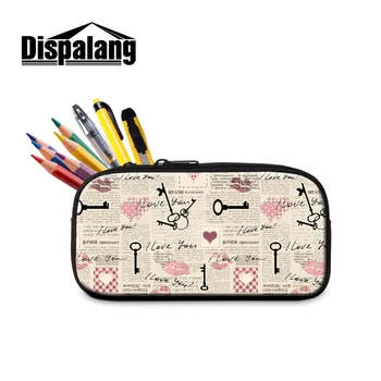 

Dispalang Cosmetic Bag Valentine's Day Pencil Case Storage Organizer Pen Bags Pouch Girl Pencil Bag School Supply Stationery