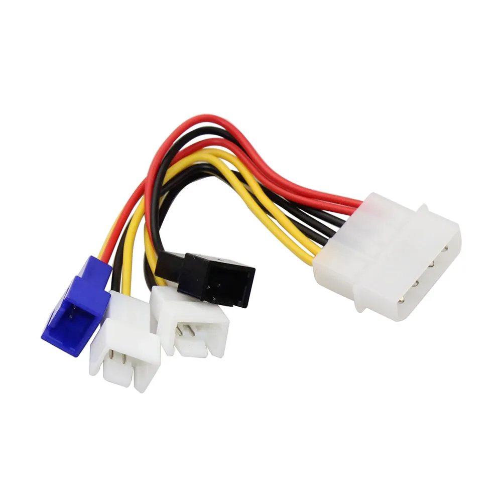10 шт. кабели питания для компьютерных кулеров от Molex до 3Pin 12 В/7 В/5 В|Компьютерные и