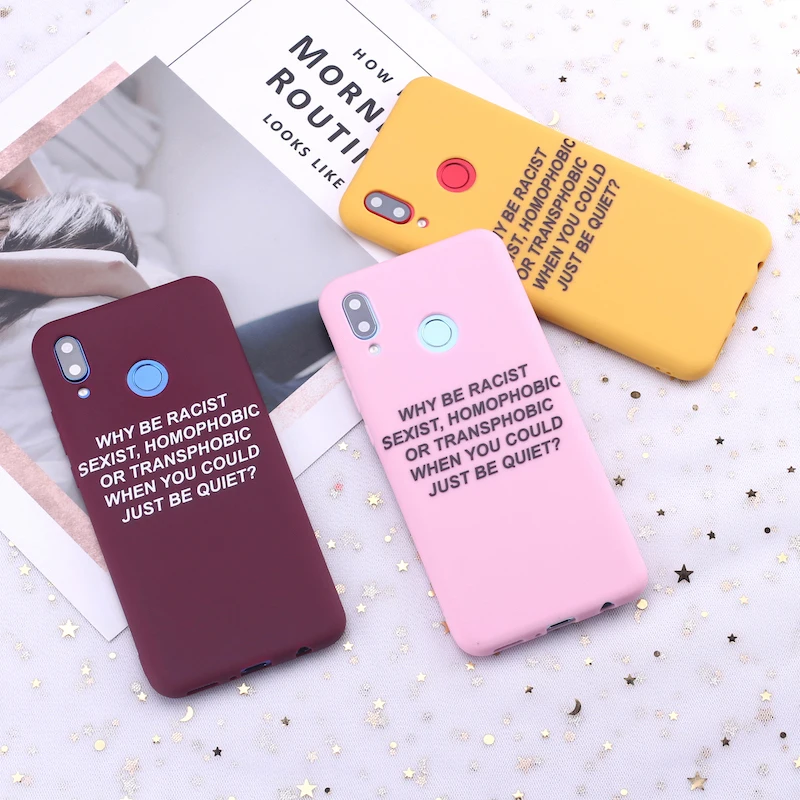 Силиконовый чехол для телефона Huawei Honor Mate 10 20 Nova P20 P30 P Smart Faith Хорошие цитаты Tumblr