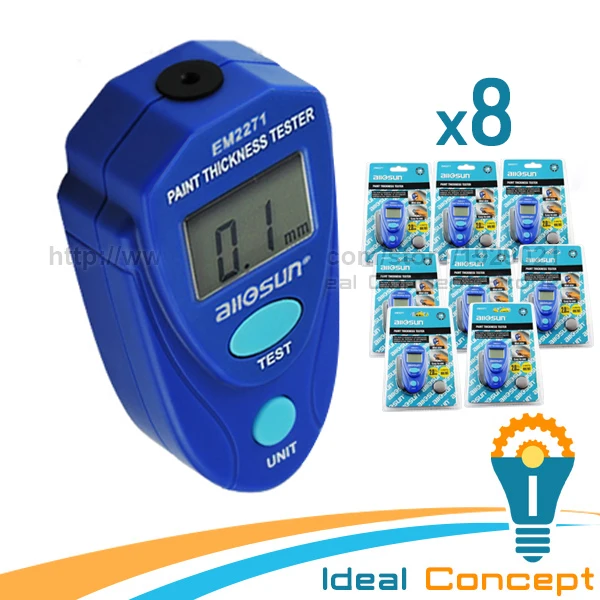 8 pieces x Mini Car Painting Thickness Tester Paint Thickness Meter 02