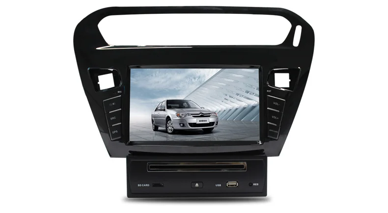 Clearance Free shipping car dvd navigation for citroen c5 2013 with steering wheel control, rear view camera input 3