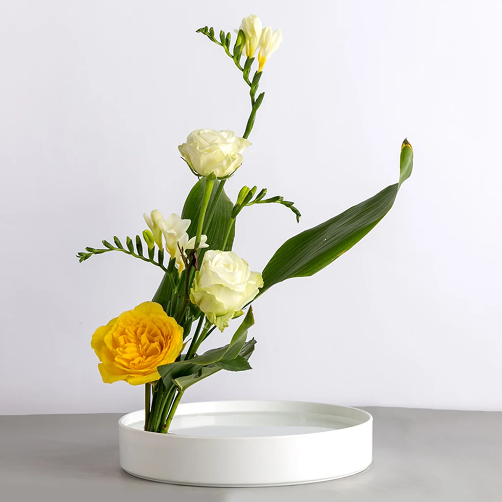 Japanese Ikebana Vase for Every Season : Flower Arrangements Suiban Pot Tray