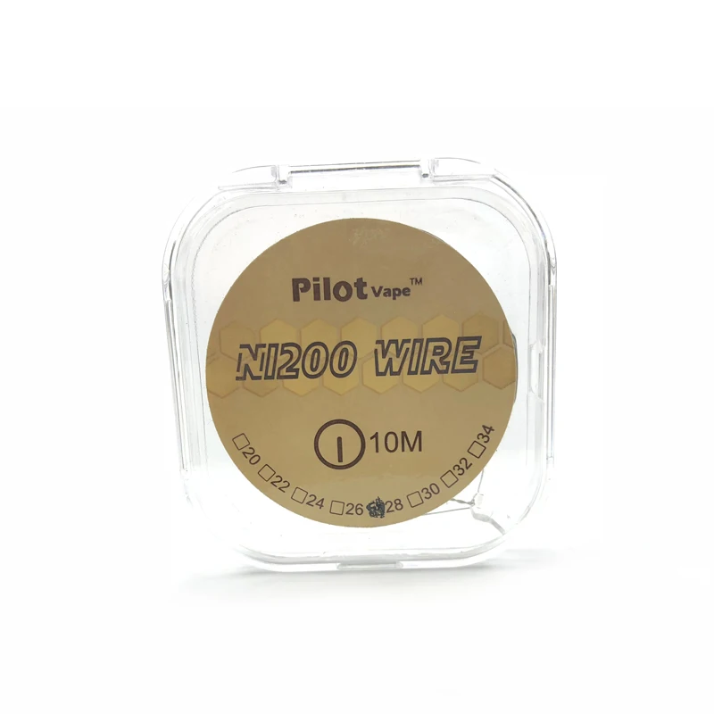Pilot Vape 10m/roll Ni200 Heating Wires 26/28GA Heating Wire for RDA RTA Atomizer Pilot Vape 10m/roll Ni200 Heating Wires 26/28GA Heating Wire for RDA RTA Atomizer
