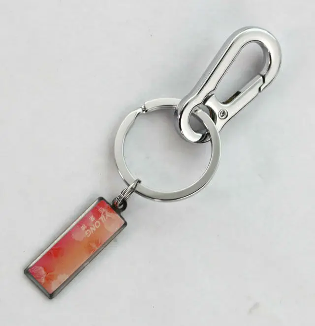 

6PCS Silver Tone Keychains Key Ring W/ Strong Clasp #22831 FREE SHIPPING