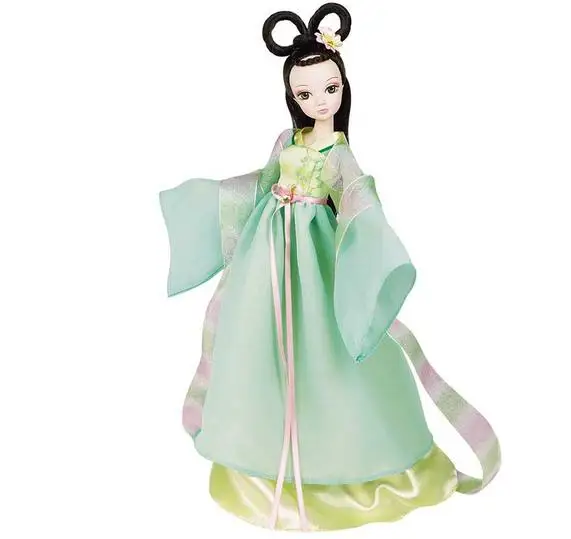 

Traditional doll Kurhn.Seven Faries - Green Fairy Dolls For Girls Birthday Christmas Gift Hobby Toys Collection 1137#