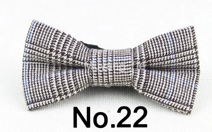Превосходный классический Официальный галстук-бабочка из шерсти, несколько цветов, галстук с узором «гусиная лапка», мужские роскошные галстуки, твидовый галстук-бабочка