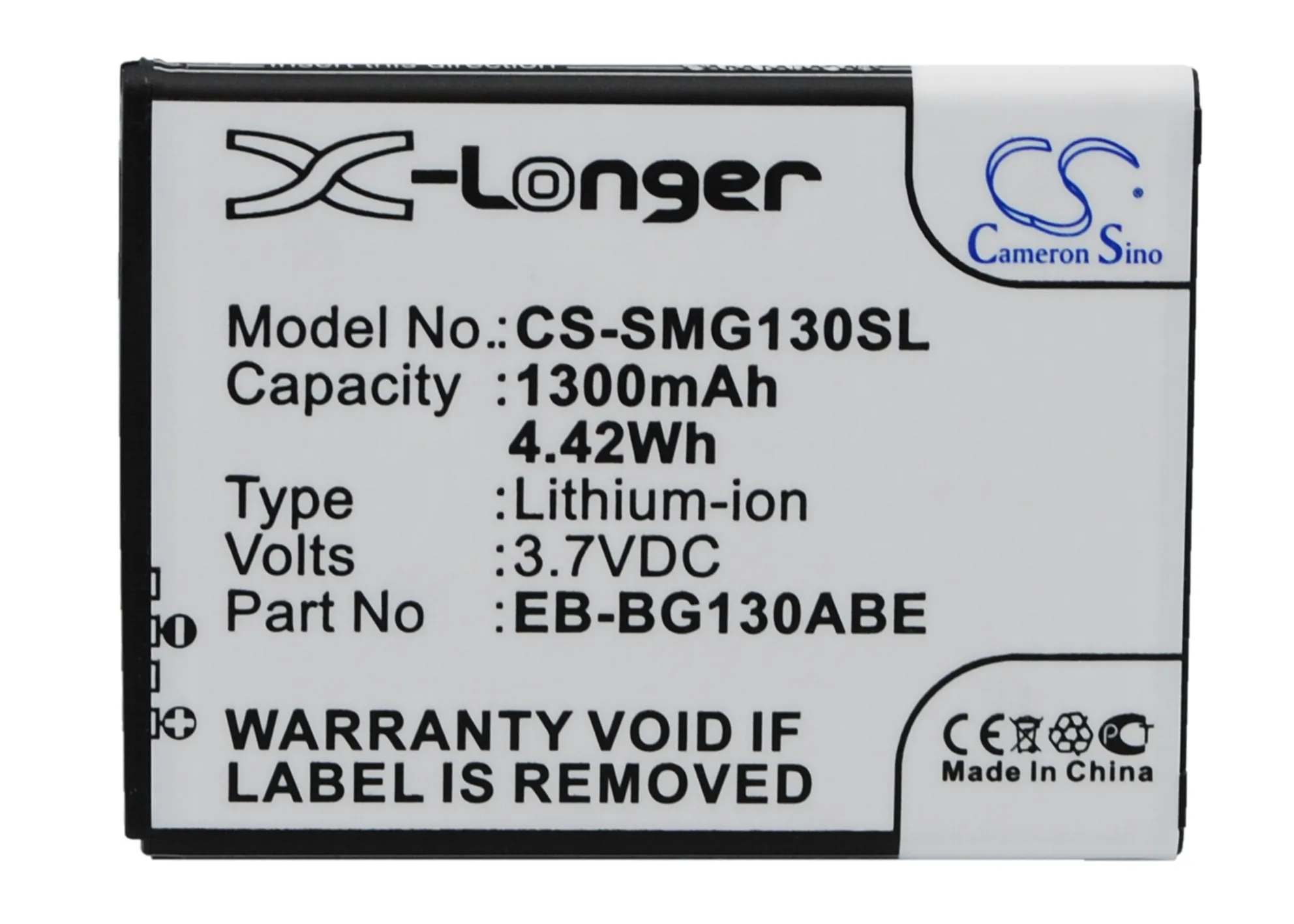 EB BG130ABE батареи Cameron Sino 1300 mAh BG130BBE для Samsung Galaxy Star 2 Duos Young SM G130 G130E G130H|Аккумуляторы