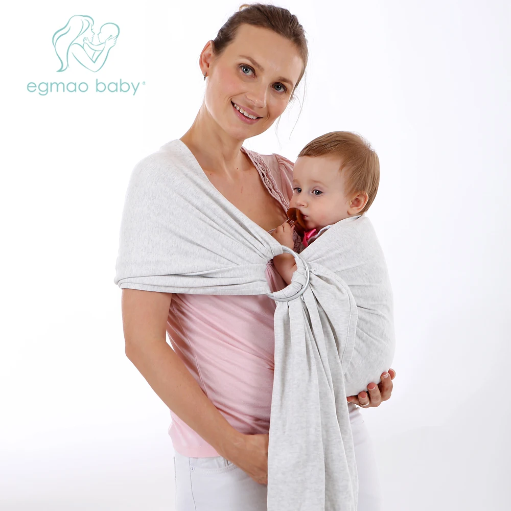 

EGMAO Handy Ringed Cotton Ergonomic Hipseat Baby Kangaroo Sling for Newborn Baby Carrier Sling Backpack Pouch Wrap Baby Kangaroo