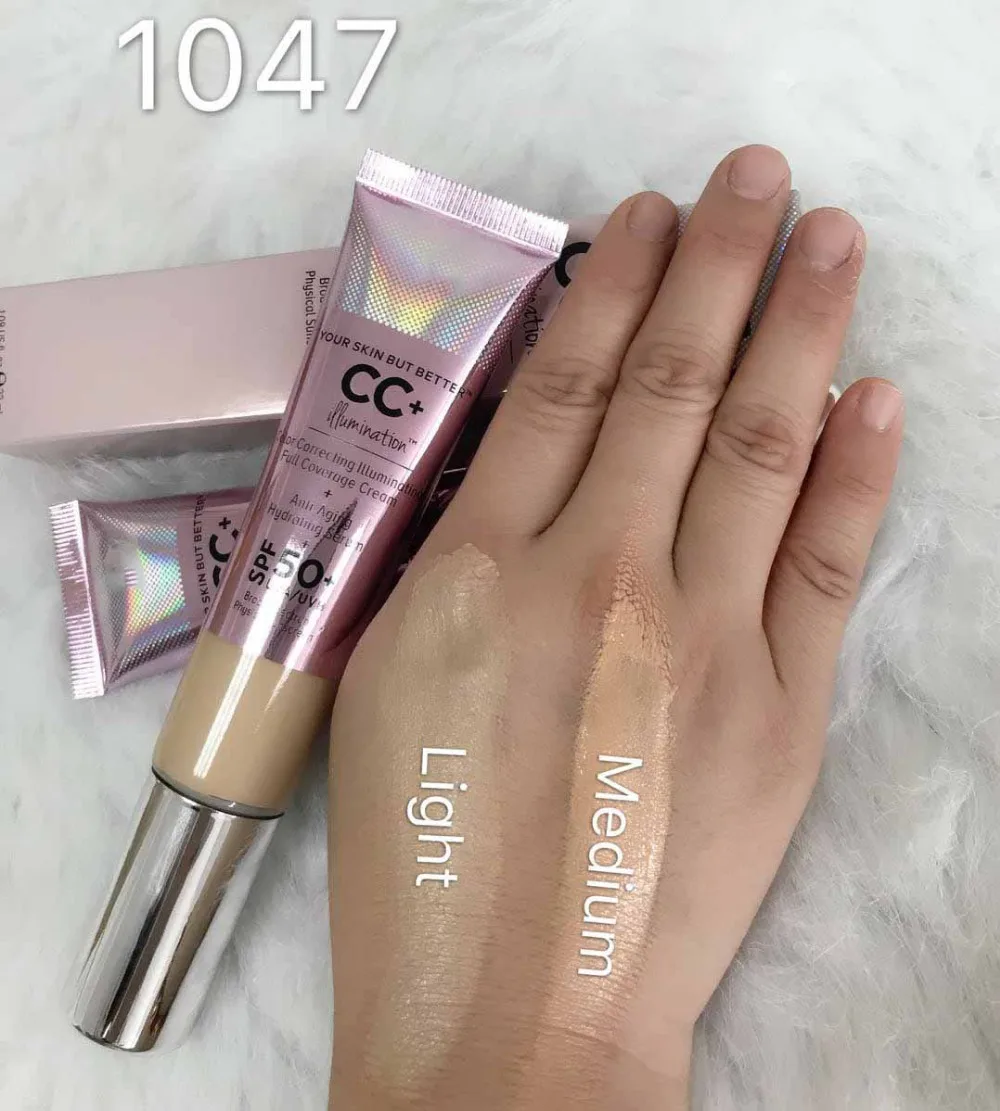 

It Cosmetics CC+ Illumination Color Correcting Full Coverage Anti-aging Hydrating Serum Concealer Cream 100% good quality