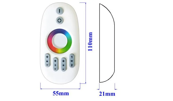 1X Высокое качество 2,4G 4 zone touch bar тип RGB светодиодный контроллер для RGB светодиодный полосы света