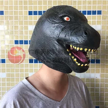 

2017 Hot Design Eco-friendly Adult size realistic latex Dinosaur Mask Triceratops Full Head Party Animal Mask Tyrannosaurus Mask