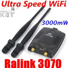 USB 2,0 Беспроводная сетевая карта BT-N9100 Beini бесплатный интернет Высокая мощность 3000 МВт двойная антенна Wifi Ralink 3070