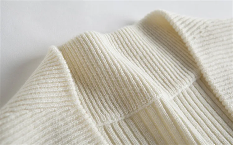 Распродажа со скидкой, вязаный женский пуловер из чистой мериносовой шерсти с v-образным вырезом, Свободный пуловер в Вертикальную Полоску, свитер, один и более размер