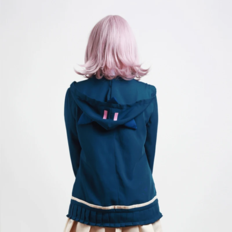 Парик для косплея из аниме Super DanganRonpa Dangan Ronpa Chiaki Nanami термостойкий с