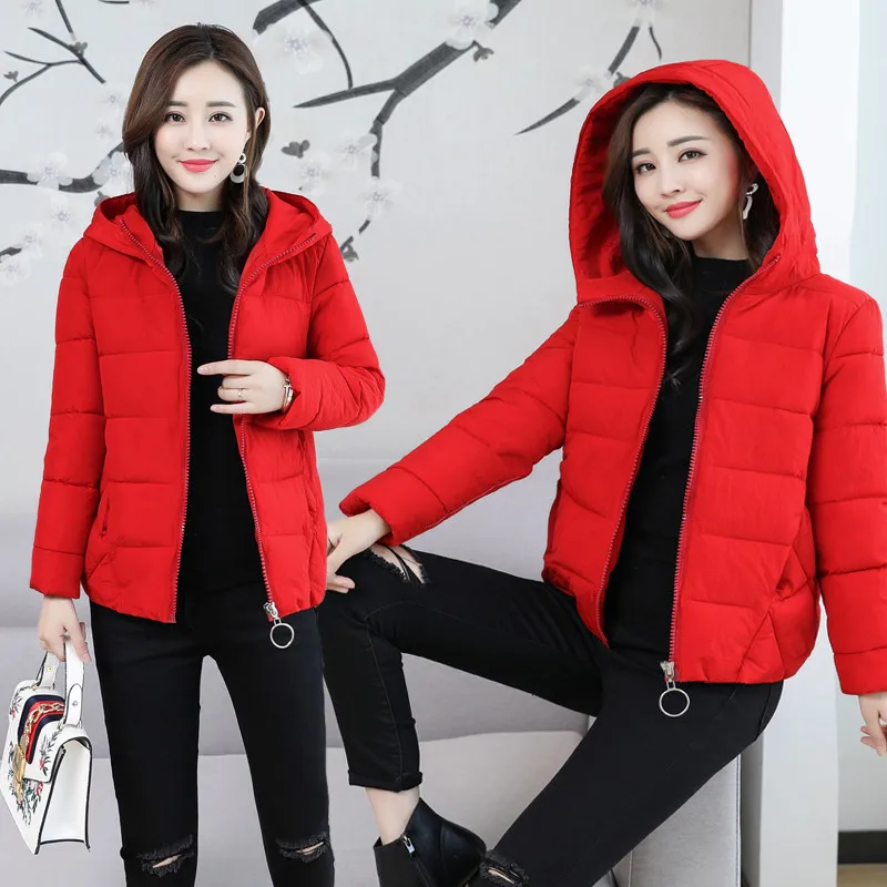 Beieuces Autumn 2018 New Short Parkas Basic Jackets Female Women Winter Hooded Coats Cotton Winter Jacket Women Plus Size 4XL Beieuces Autumn 2018 New Short Parkas Basic Jackets Female Women Winter Hooded Coats Cotton Winter Jacket Women Plus Size 4XL