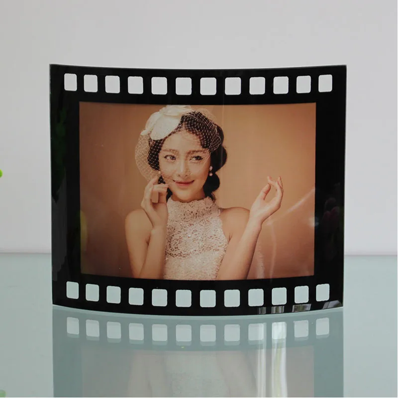 Творческий кинопленка в форме рабочего стола фото Рамки Стекло изображение Рамки подходит для подарки gpf005-1