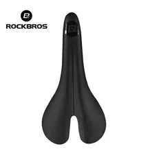 ROCKBROS Carbon Saddle Ultralight Breathable Cycling Bike Saddles For MTB Road Fold Bike Front Seat Mat 90g Bicycle Parts rockbros breathable round bow bike saddle bicycle