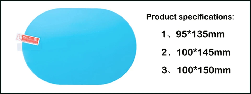 Распродажа, прозрачное водонепроницаемое зеркало заднего вида с нанопокрытием, прозрачное защитное Автомобильное зеркало заднего вида, непромокаемая пленка, противотуманное стекло