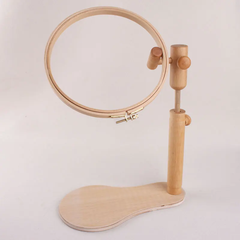 Шелковая лента вышитая стойка для вышивки крестиком ручной работы кронштейн круговая рамка для вышивки твердый деревянный цветок портативная рамка для вышивки