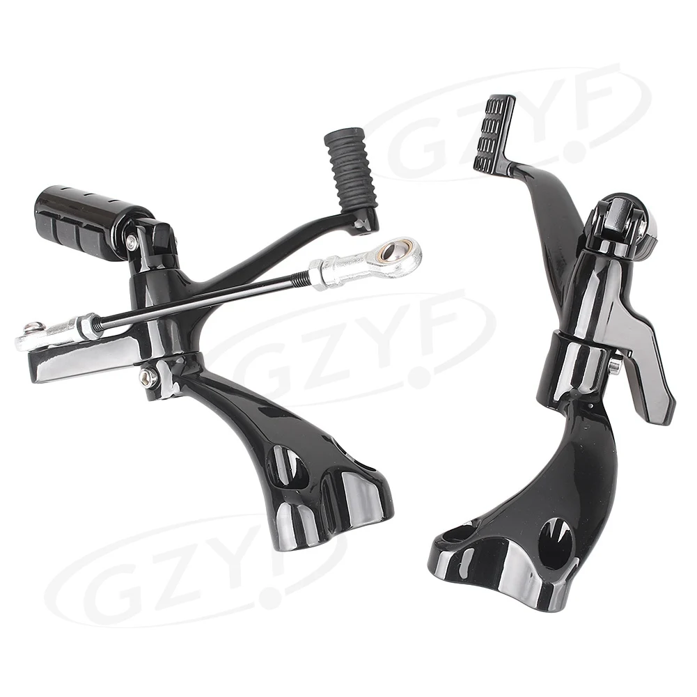 Motorcycle Aluminum Alloy Forward Control Foot Pegs Levers Linkage Kit For Harley Davidson  Motorcycle Spare Part Accessories and Accessory Replacements