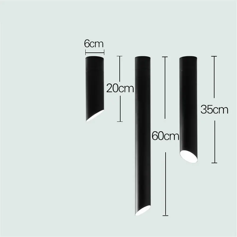 Nordic Oblique Tube Ceiling Lamp Living Room Led Ceiling Lights Black or white Combination Bamboo Lamps for dining room corridor Nordic Oblique Tube Ceiling Lamp Living Room Led Ceiling Lights Black or white Combination Bamboo Lamps for dining room corridor