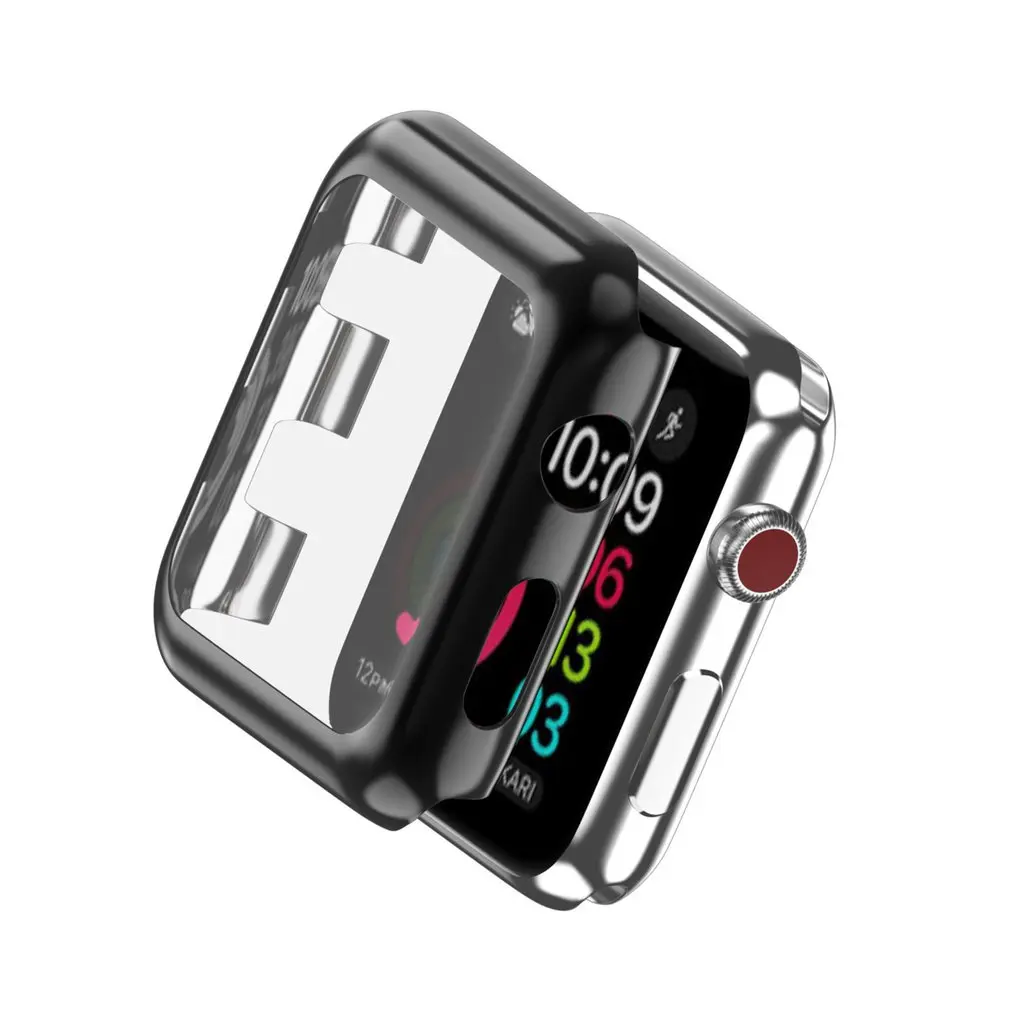 Аксессуары для часов Защитные чехлы Apple Watch TPU силиконовый мягкий защитный чехол