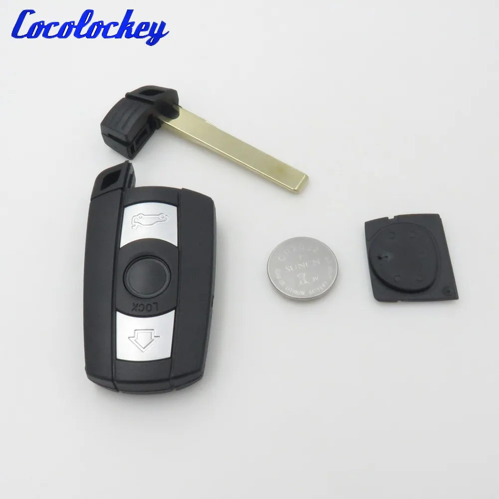 Cocolockey 3 кнопки дистанционного ключа Fob 868 МГц подходит для BMW E90 дистанционный ключ
