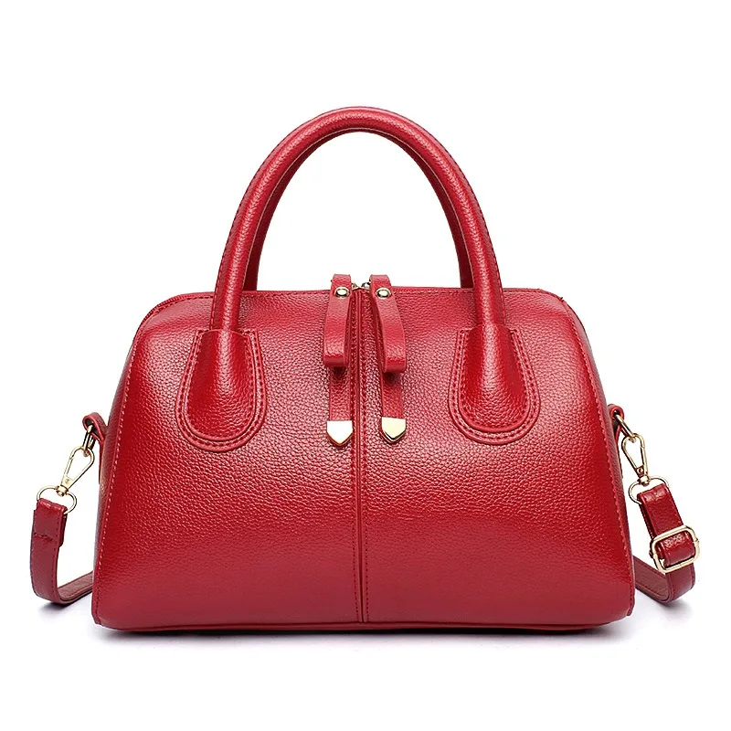 

2017 Luxury Women Boston Bag Casual Ladies Handbag Women Fashion Pu Leather Bag Shoulder Bags European Style Female Tote Bag